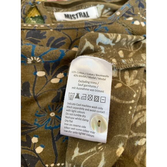 Mistral XL 1X Floral Boho Cotton Peasant Cottagecore Plus Balloon Sleeve UK - Picture 10 of 14